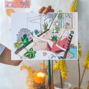 Lámina A3 La Terraza