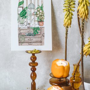 Lámina Jardín de Interior